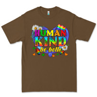 Cacao LGBTQ Pride Human Kind Be Both Premium Tee - BundleAndBundleShop