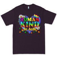 Plum LGBTQ Pride Human Kind Be Both Premium Tee - BundleAndBundleShop