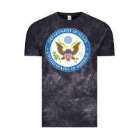 Cloud Black us department of state 2 Vintage Tee - linhVisuals