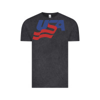 Vintage Black usa hockey simple Vintage Tee - linhVisuals