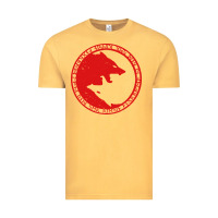 Vintage Mustard fenrir wolf of odin Vintage Tee - linhVisuals