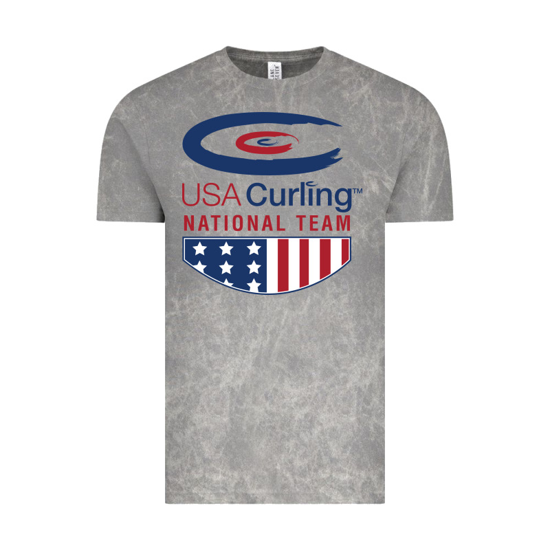 Usa Curling Team Vintage Tee by linhVisuals | Teevron
