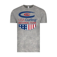 Cloud Rock usa curling team Vintage Tee - linhVisuals