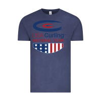 Vintage Denim usa curling team Vintage Tee - linhVisuals