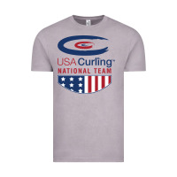 Vintage Zinc usa curling team Vintage Tee - linhVisuals
