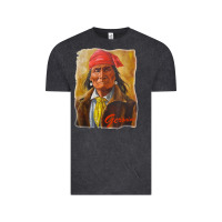 Vintage Black geronimo apache warrior native american t shirt Vintage Tee - linhVisuals