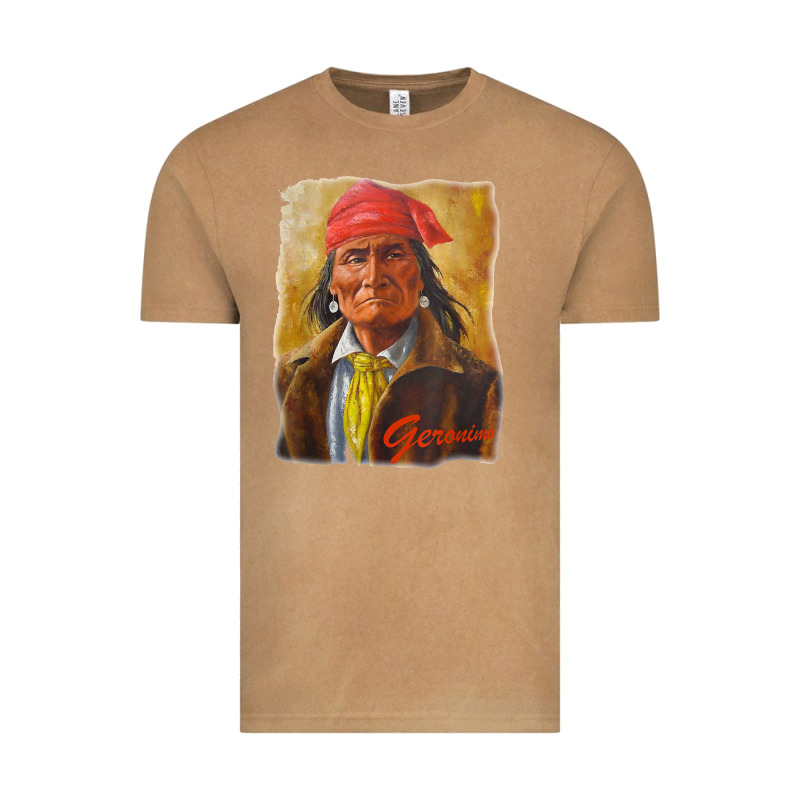 Geronimo Apache Warrior Native American T Shirt Vintage Tee by linhVisuals | Teevron