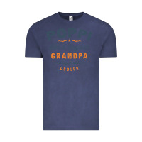 Vintage Denim Mens Poppi Like a Regular Grandpa Funny Fathers Day Vintage Tee - linhVisuals