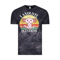 Cloud Black i axolotl questions funny axolotl costume for axolotl lovers t shirt Vintage Tee - linhVisuals