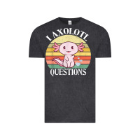 Vintage Black i axolotl questions funny axolotl costume for axolotl lovers t shirt Vintage Tee - linhVisuals