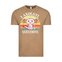 Vintage Coffee i axolotl questions funny axolotl costume for axolotl lovers t shirt Vintage Tee - linhVisuals