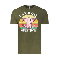 Vintage Olive i axolotl questions funny axolotl costume for axolotl lovers t shirt Vintage Tee - linhVisuals
