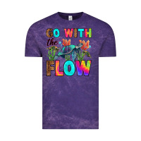 Cloud Purple go with the flow Vintage Tee - RanaPortraitStore