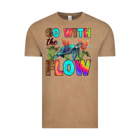 Vintage Coffee go with the flow Vintage Tee - RanaPortraitStore
