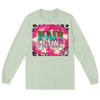 Matcha hair hustler with elements Long Sleeve Tee - TumblerDesignByShophia