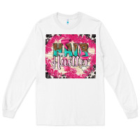 White hair hustler with elements Long Sleeve Tee - TumblerDesignByShophia