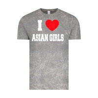 Cloud Rock i love asian girls t shirt Vintage Tee - linhVisuals