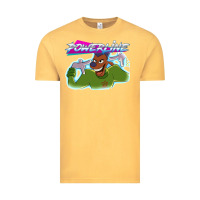 Vintage Mustard powerline Vintage Tee - linhVisuals