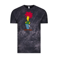 Cloud Black simpson Vintage Tee - linhVisuals
