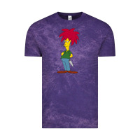 Cloud Purple simpson Vintage Tee - linhVisuals