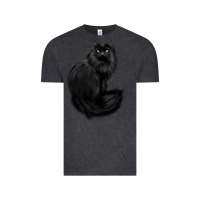 Vintage Black black cat Vintage Tee - linhVisuals