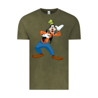 Vintage Olive goofy Vintage Tee - linhVisuals