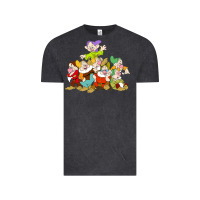 Vintage Black grumpy dopey dwarf Vintage Tee - linhVisuals
