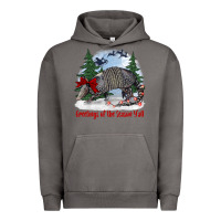 Pigment Tornado greetings of the season y'all with armadillo Urban Hoodie - BarkalooDesign