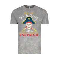 Cloud Rock it's all fun & games until someone needs an eyepatch pirate t shirt Vintage Tee - linhVisuals
