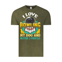 Vintage Olive bowling shirt funny dog lover quote bowler gift t shirt Vintage Tee - linhVisuals