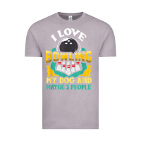 Vintage Zinc bowling shirt funny dog lover quote bowler gift t shirt Vintage Tee - linhVisuals