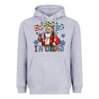 Heather Grey ho ho ho im loaded Heavyweight Hoodie - CowhideDigitalArt
