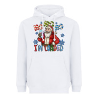 White ho ho ho im loaded Heavyweight Hoodie - CowhideDigitalArt