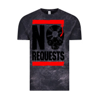 Cloud Black no requests dj turntable vinyl record Vintage Tee - linhVisuals