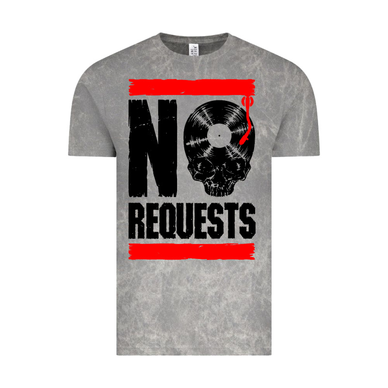 No Requests Dj Turntable Vinyl Record Vintage Tee by linhVisuals | Teevron