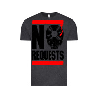 Vintage Black no requests dj turntable vinyl record Vintage Tee - linhVisuals