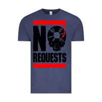 Vintage Denim no requests dj turntable vinyl record Vintage Tee - linhVisuals