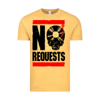 Vintage Mustard no requests dj turntable vinyl record Vintage Tee - linhVisuals
