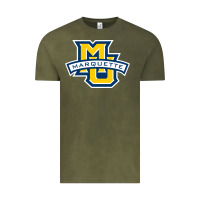 Vintage Olive marquette Vintage Tee - linhVisuals