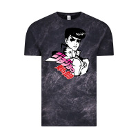 Cloud Black josuke very bizarre Vintage Tee - linhVisuals