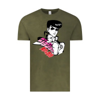 Vintage Olive josuke very bizarre Vintage Tee - linhVisuals