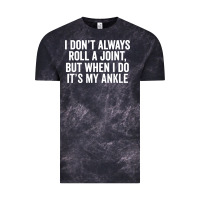 Cloud Black i dont always roll a joint but when i do Vintage Tee - linhVisuals