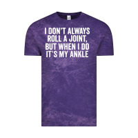 Cloud Purple i dont always roll a joint but when i do Vintage Tee - linhVisuals