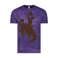 Cloud Purple wyoming athletics Vintage Tee - linhVisuals