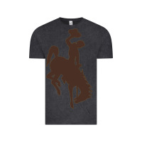 Vintage Black wyoming athletics Vintage Tee - linhVisuals