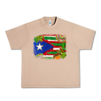 Burro Mexico and Puerto Rico flag Urban Heavy Tee - texasbilliewilder