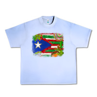 Grape Ice Mexico and Puerto Rico flag Urban Heavy Tee - texasbilliewilder