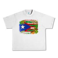 Lunar Rock Mexico and Puerto Rico flag Urban Heavy Tee - texasbilliewilder
