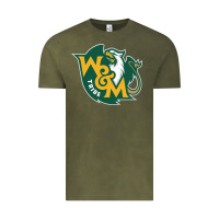 Vintage Olive william and mary Vintage Tee - linhVisuals