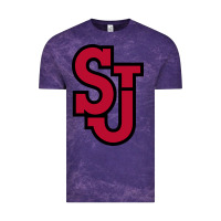 Cloud Purple st. john's red Vintage Tee - linhVisuals